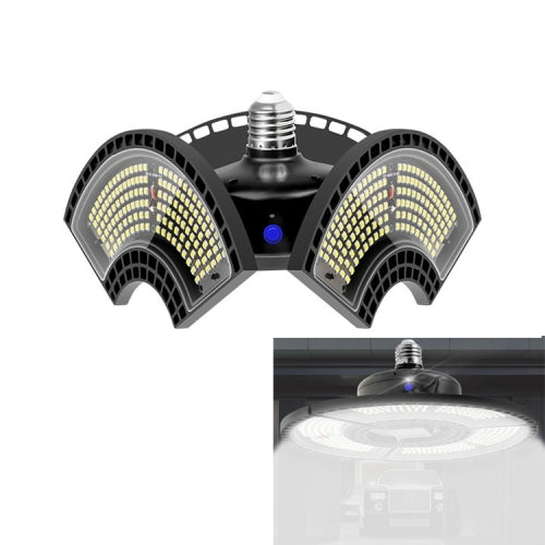 100W 6000K White Light Waterproof Deformable Folding Garage Light LED UFO Mining Lamp, Light Perception Version