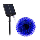 TYN002 5m 150 LEDs Solar Powered Garden Decoration LED Light Strip (Blue Light)