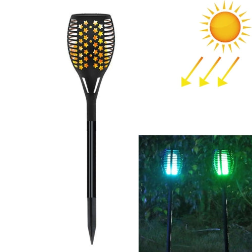 RGB LEDs Solar Powered Star Flame Light IP65 Waterproof Outdoor Garden Landscape Lamp