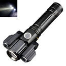 KS-737 USB Charging Waterproof T6+XPE Zoomable LED Flashlight with 4-Modes & 18650 lithium battery