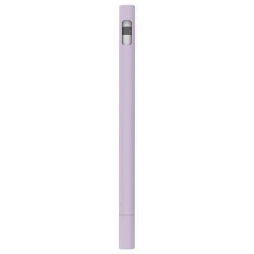 LOVE MEI For Apple Pencil 1 Triangle Shape Stylus Pen Silicone Protective Case Cover (Purple)