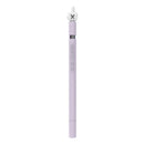 LOVE MEI For Apple Pencil 1 Middle Finger Shape Stylus Pen Silicone Protective Case Cover (Purple)