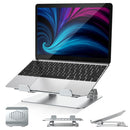 lenuo DL-201 Adjustable Aluminum Alloy Laptop Notebook Stand Holder (Silver)