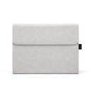 For Microsoft Surface Pro 7 / 7+ Frosted Micro Velvet Magnetic Horizontal Flip Leather Case with Pen Slot & Holder (Light Grey)