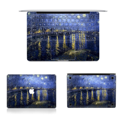 3 in 1 MB-FB15 (344) Full Top Protective Film + Full Keyboard Protector Film + Bottom Film Set for MacBook Pro 13.3 inch DVD ROM(A1278), US Version