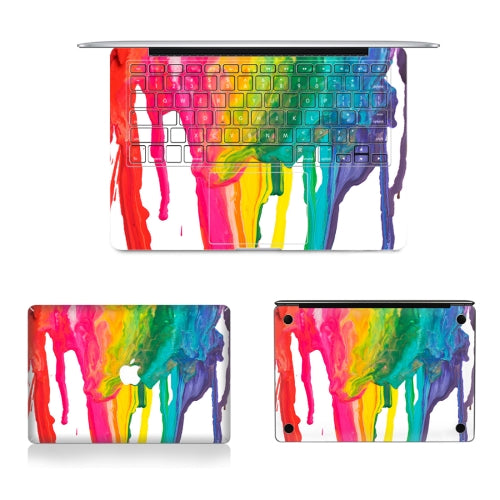 3 in 1 MB-FB15 (481) Full Top Protective Film + Full Keyboard Protector Film + Bottom Film Set for MacBook Pro 13.3 inch DVD ROM(A1278), US Version