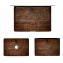 3 in 1 MB-FB16 (122) Full Top Protective Film + Full Keyboard Protector Film + Bottom Film Set for MacBook Pro 13.3 inch DVD ROM(A1278), US Version