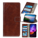 Retro Crazy Horse Texture Horizontal Flip Leather Case for Alcatel 1S, with Holder & Card Slots & Photo Frame & Wallet (Brown)