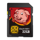 Zsuit 32GB Pig Blessing Pattern SD Memory Card for Driving Recorder / Camera and Other Support SD Card Devices