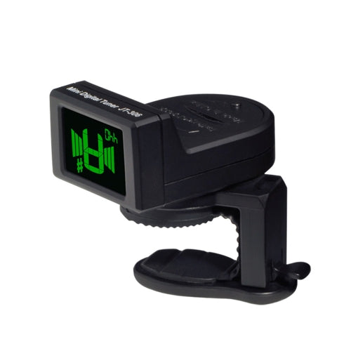 JOYO JT-306 Mini Digital LCD Clip-on Tuner for Acoustic Electric Guitar Bass Violin Ukulele (Black)