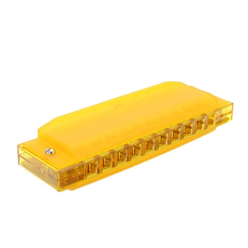 Swan SW1020-2 10 Holes 20 Tones Transparent Harmonicas Musical Instruments Diatonic Harp(Yellow)