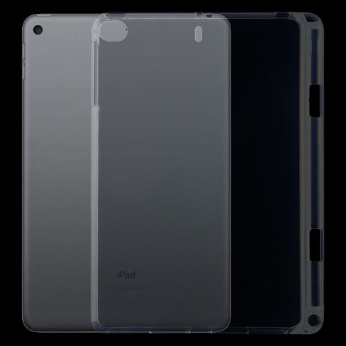 For iPad Mini (2019) / 4 / 3 / 2 / 1 3mm Shockproof Transparent Protective Case with Pen Slot