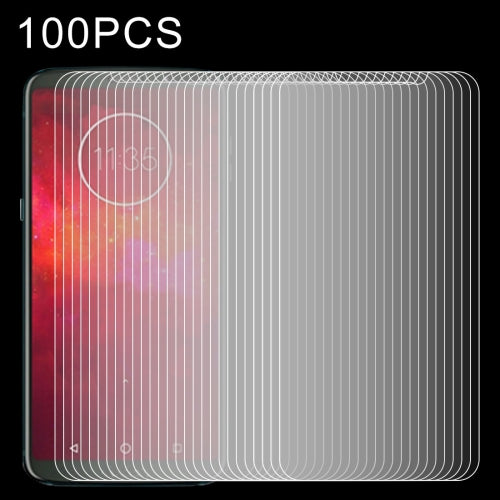 100 PCS 0.26mm 9H 2.5D Tempered Glass Film for Motorola Moto Z3 Play