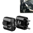 MB-MH007 Motorcycle Modification Accessories Universal Single Hole Handlebar Pressure Code Fixed Bracket, 57.3 x 32.5mm, Hole Diameter: 28mm(Black)