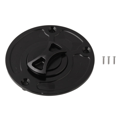 MB-OC029-BK Motorcycle Aluminum Oil Box Cover for Kawasaki FZX-6R / ZX-6RF 1-3 (Black)