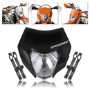 Speedpark KTM Cross-country Motorcycle LED Headlight Grimace Headlamp (Black)