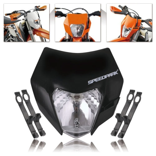 Speedpark KTM Cross-country Motorcycle LED Headlight Grimace Headlamp (Black)