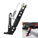 Motorcycle Modified Aluminum Alloy Side Tripod Adjustable Pedal Holder (Black)