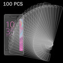 100 PCS for Sony Xperia X 0.26mm 9H Surface Hardness 2.5D Explosion-proof Tempered Glass Screen Film