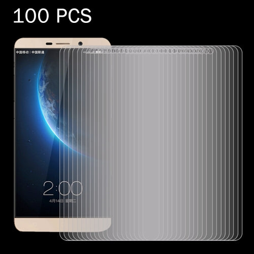 100 PCS for LETV Le Max 0.26mm 9H Surface Hardness 2.5D Explosion-proof Tempered Glass Screen Film