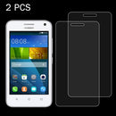 2 PCS for Huawei Y3 0.26mm 9H Surface Hardness 2.5D Explosion-proof Tempered Glass Screen Film