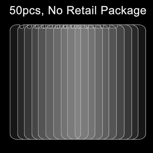 50 PCS for ZTE Blade S6 0.26mm 9H Surface Hardness 2.5D Explosion-proof Tempered Glass Film, No Retail Package