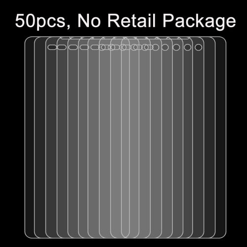 50 PCS For Sony Xperia E5 0.26mm 9H Surface Hardness 2.5D Explosion-proof Tempered Glass Screen Film, No Retail Package