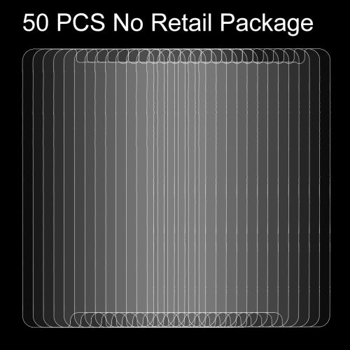 50 PCS for HTC U Play 0.26mm 9H Surface Hardness Explosion-proof Non-full Screen Tempered Glass Screen Film, No Retail Package