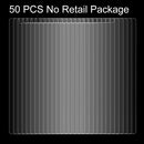 50 PCS for Nokia 3 0.26mm 9H Surface Hardness Explosion-proof Non-full Screen Tempered Glass Screen Film, No Retail Package