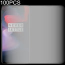 100 PCS 0.26mm 9H 2.5D Tempered Glass Film for OnePlus 6
