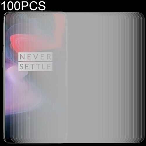 100 PCS 0.26mm 9H 2.5D Tempered Glass Film for OnePlus 6