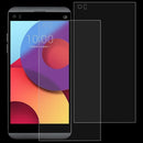 2 PCS 0.26mm 9H 2.5D Tempered Glass Film for LG Q8