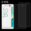 2 PCS for Sony Xperia XA Ultra 0.26mm 9H Surface Hardness 2.5D Explosion-proof Tempered Glass Screen Film