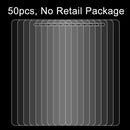 50 PCS for Lenovo K6 Note 0.26mm 9H Surface Hardness 2.5D Explosion-proof Tempered Glass Screen Film, No Retail Package