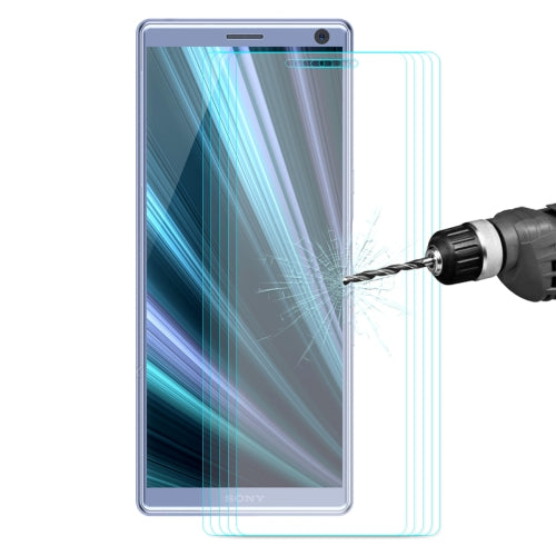 5 PCS ENKAY Hat-Prince 0.26mm 9H 2.5D Arc Edge Tempered Glass Protective Film for Sony Xperia 10