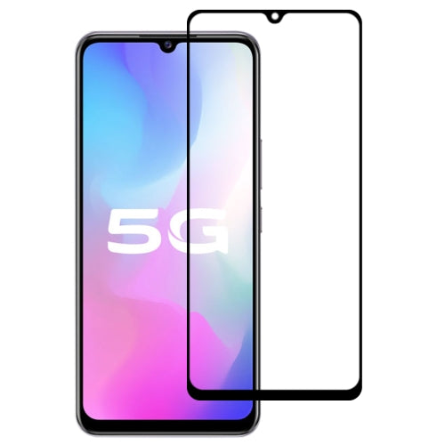 For vivo Y73s Full Glue Full Screen Tempered Glass Film