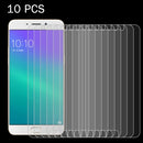 10 PCS for Oppo R9 0.26mm 9H Surface Hardness 2.5D Explosion-proof Tempered Glass Screen Film