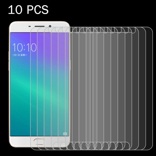 10 PCS for Oppo R9 0.26mm 9H Surface Hardness 2.5D Explosion-proof Tempered Glass Screen Film
