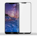 MOFI 9H 2.5D Anti-fall Full Screen Tempered Glass Film for Nokia 7.1 Plus / X7(Black)
