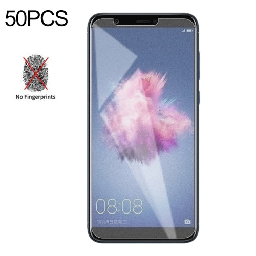 50 PCS Non-Full Matte Frosted Tempered Glass Film for Huawei Enjoy 7S, No Retail Package