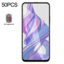 50 PCS Non-Full Matte Frosted Tempered Glass Film for Huawei Honor 9X / 9X Pro, No Retail Package