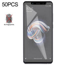 50 PCS Non-Full Matte Frosted Tempered Glass Film for Xiaomi Redmi Note 5 / Note 5 Pro, No Retail Package