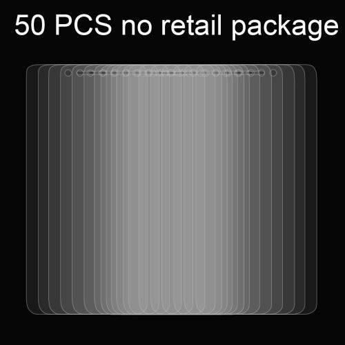 50 PCS for Xiaomi Redmi 4X 0.26mm 9H Surface Hardness Explosion-proof Non-full Screen Tempered Glass Film