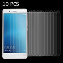 10 PCS for Huawei G9 Plus 0.26mm 9H Surface Hardness Explosion-proof Non-full Screen Tempered Glass Screen Film
