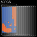 50 PCS 0.26mm 9H 2.5D Tempered Glass Film for Galaxy J4, No Retail Package