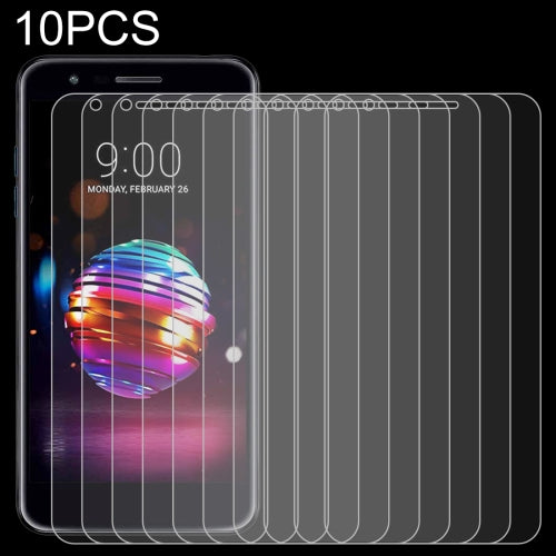10 PCS 0.26mm 9H 2.5D Tempered Glass Film for LG K11 Plus