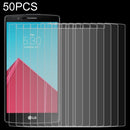 50 PCS 0.26mm 9H 2.5D Tempered Glass Film for LG G4
