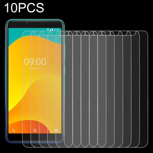 10 PCS 0.26mm 9H 2.5D Tempered Glass Film for Wiko Sunny4 Plus