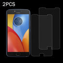 2 PCS for Motorola Moto E4 Plus 0.3mm 9H Surface Hardness 2.5D Explosion-proof Tempered Glass Non-full Screen Film