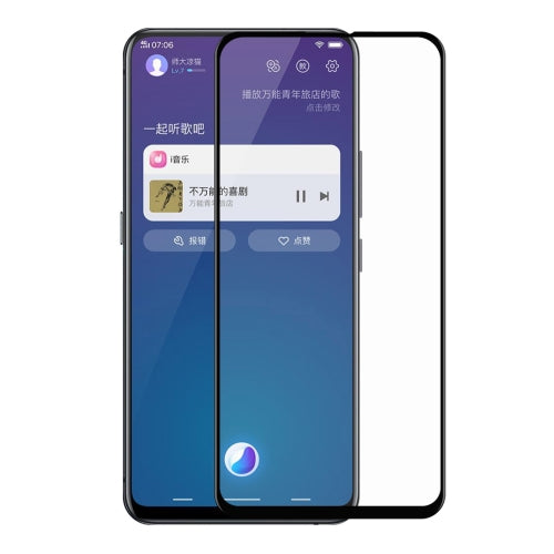 ENKAY Hat-Prince 0.26mm 9H 6D Curved Full Screen Tempered Glass Film for Vivo NEX A / S (Black)